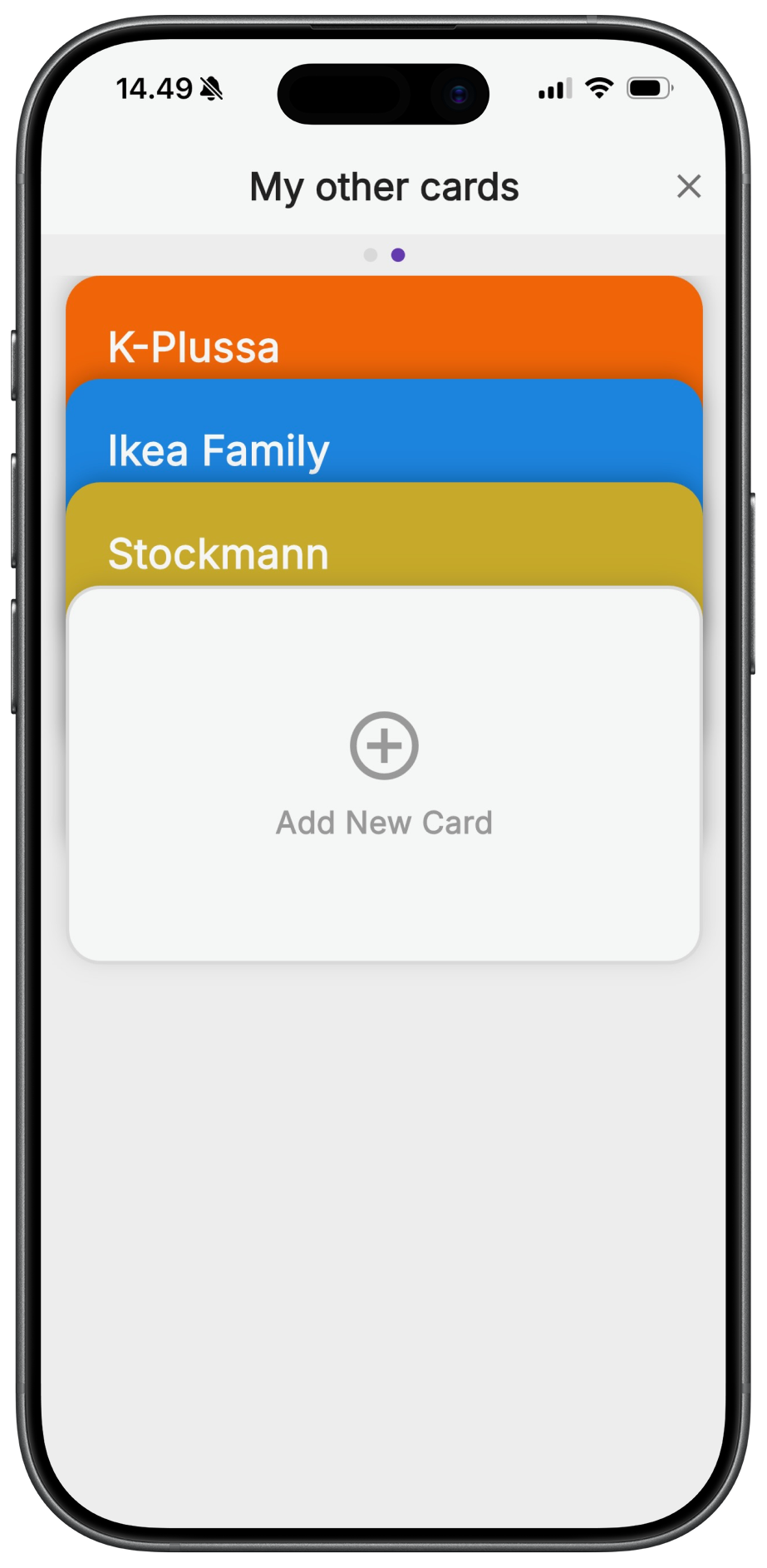All your loyalty cards in one digital wallet